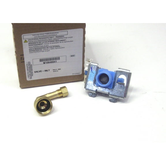 Whirlpool Dishwasher Water Inlet Solenoid Valve W10648041 AP5802887 PS8760080
