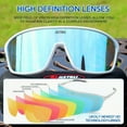 thumbnail image 5 of JLETOLI Photochromic UV400 Protection Polarized Lightweight Unisex Bike Sunglasses with Case Floating Strap, 5 of 8
