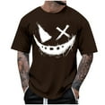 thumbnail image 5 of Men's Graphic Tees Printed Casual Summer Tee Tops Short Sleeve T-Shirts Fashion Tees, 5 of 7