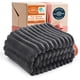 thumbnail image 1 of Manta Bedsure GentleSoft Gris para Cama Individual 168x229 cm, 1 of 9
