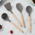thumbnail image 3 of ReaNea Silicone Kitchen Utensils Set 38 Pieces, Non-Stick Cooking Utensils Set with Muti-Use Hooks and Utensil Racks(Gray), 3 of 9