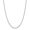 thumbnail image 1 of 14k WG 3mm D/C Cable Chain in 14k White Gold, 1 of 3