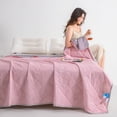 thumbnail image 1 of - And Infant Grade Purecolor Simples Cool Feeling Silk Summer Cool Feeling Airconditioning Quilt 7 Colors Optional, 1 of 5