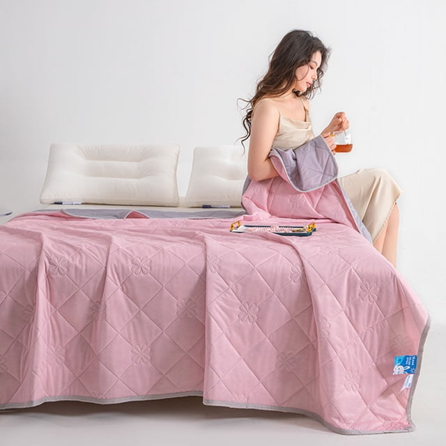 - And Infant Grade Purecolor Simples Cool Feeling Silk Summer Cool Feeling Airconditioning Quilt 7 Colors Optional