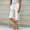 White, variant on ZZwxWA Linen Shorts for Women Summer Beach Cotton Capris Knee Length Shorts Side Button Sweat Lounge Shorts