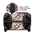 thumbnail image 2 of Fuzoiu Cute brown sloth monkey Print Suitcase Cover,Washable Luggage Covers for Suitcase,Elastic Luggage Protector Cover,Scratch Resistant Travel Suitcase Covers-Medium, 2 of 7