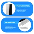 thumbnail image 5 of FUTUREORYY Glass Door Hanging Hook 1Pack Silver Stainless Steel 6.7x4.1in, 5 of 8