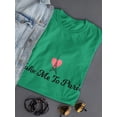 thumbnail image 3 of "Take Me To Paris" Quote Under Eiffel Tower Center Chest Graphic Women T-Shirt, Female x-Large, 3 of 4