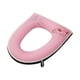 thumbnail image 1 of Cojín de espuma para asiento de inodoro, suave, cálido, acolchado, redondo/alargado, lavable, para no usar en el baño., 1 of 1