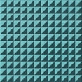 thumbnail image 1 of Ahgly Company Machine Washable Indoor Square Transitional Bright Turquoise Blue Area Rugs, 5' Square, 1 of 7
