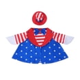 thumbnail image 2 of Aooww 4th of July Porch Goose Costume, Patriotic Outfit Set for Lawn Goose Decoration and Holiday Yard Display, B, 2 of 6