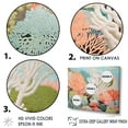 thumbnail image 3 of Designart "The Vibrant Scenery Of Coral And Anemones I" Coastal Coral Under Water Floater Framed Wall Art Prints, 3 of 5
