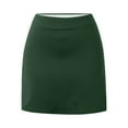 thumbnail image 4 of Ediodpoh Womens Skirt Athletic Skirt with Built in Shorts for Running Tennis Workouts and Sports Wear Skirt with Shorts Underneath Dark Green XL, 4 of 6