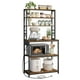 thumbnail image 1 of Cafetería Bakers Rack VASAGLE con almacenamiento, 6 niveles, color marrón rústico, 1 of 9