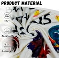 thumbnail image 3 of Chicken Blanket Rooster Flannel Throw Blanket 60"x50" Mother''s Day Blanket for Adult and Kids Decorative Blankets Funny Soft Cozy Blanket, 3 of 6