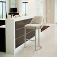thumbnail image 6 of Leick Home Set of 2 Barrel Back Bar Stools with High Density Foam Seat, 6 of 19