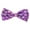 Purple, variant on Skeletons Bow Tie