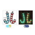 thumbnail image 3 of Christmas DecorStickers2021 Cross-border New Children's Christmas Luminous Tattoo Sticker Face Sticker Snowflake Waterproof Luminous Tattoo StickerHousehold stickers, 3 of 4
