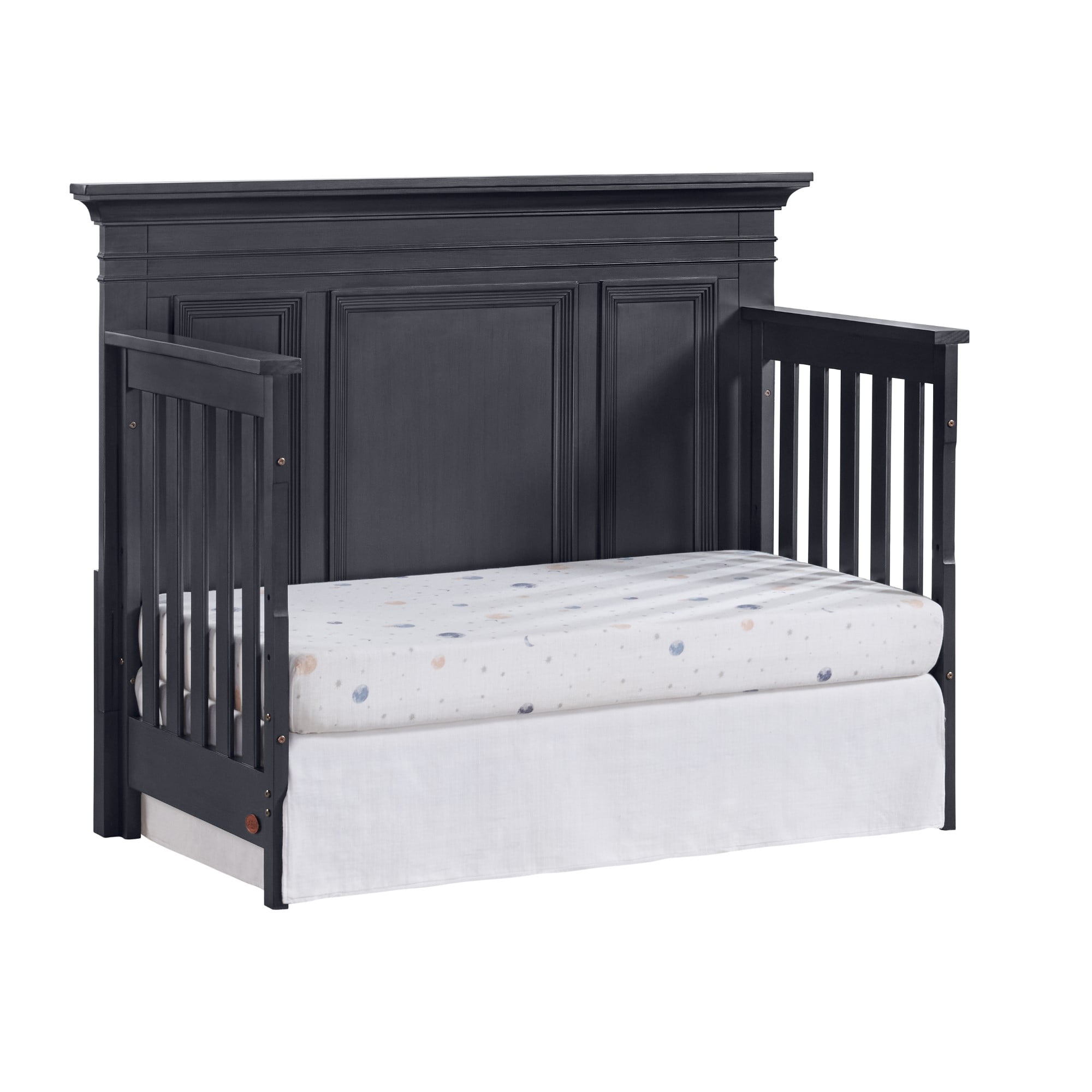 Oxford Baby Weston 4-in-1 Convertible Crib, Midnight Slate