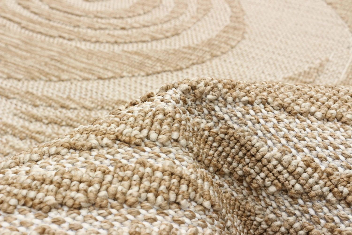 ECARPET Jute Style Area Rug for Bedroom, Living Room, Dining Room Merry Collection