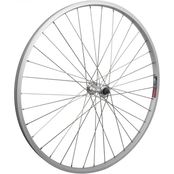 WheelMaster Front Bicycle Wheel 26 x 1.5 36H, Quick Release, Alloy, Silver