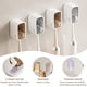 thumbnail image 3 of Pack de 2 Portacepillos de Dientes, Organizador de Pared Sin Perforación con Funda y Ventilación, para Baño y Dormitorio, 3 of 4