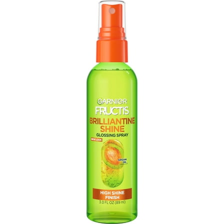 Garnier Fructis Style Brilliantine Shine Glossing Spray, Dry Hair, Unisex, 3 fl oz