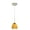 Satin Nickel, variant on 1BT-4122HN-SN-Besa Lighting-Bolla-One Light Cord Pendant with Flat Canopy-5.88 Inches Wide by 5.25 Inches High-Satin Nickel Finish-Honey Glass
