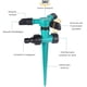 thumbnail image 4 of Kit 2 Aspersores de Jardín Rociador giratorio Automático 360Â° verde 6.49 pulg Elly Decor FS-TG-01, 4 of 7