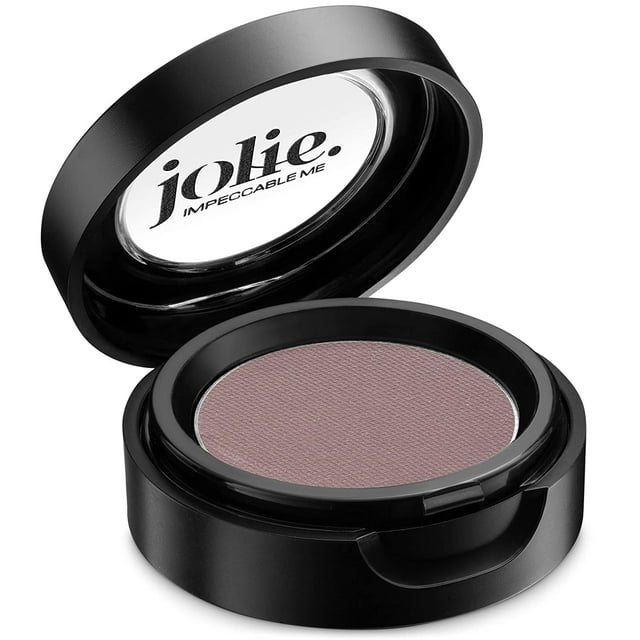 Jolie Sombra de ojos en polvo prensado - Pigmento de alto color Acabado mate verdadero - Úselo húmedo o seco - Arcilla morada vegana sin crueldad animal 1,48 g - (Desnudo terrestre)
