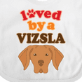 thumbnail image 4 of Inktastic Vizsla Dog Lover Boys or Girls Baby Bib, 4 of 4