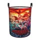 thumbnail image 1 of Cesta de almacenamiento grande Stranger Things, cesto para ropa sucia, baño, decoración del hogar, cesto de almacenamiento redondo plegable, cesto para ropa para niños y niñas, cajas, ropa S, 1 of 8