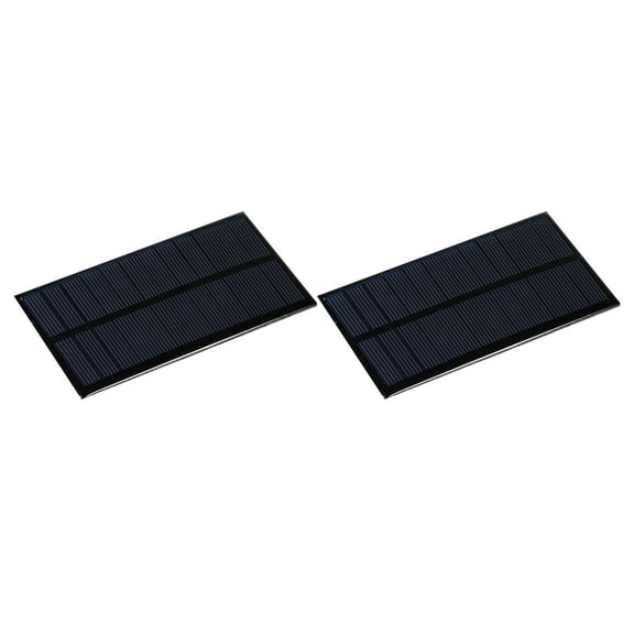 Mini Solar Panel Cell 6V 140mA 0.84W 110mm x 60mm for DIY Project Pack of 2