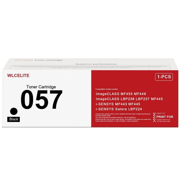 CRG 057 Toner Cartridge Compatible for Canon 057 Black Toner Cartridges Printer