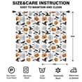 thumbnail image 2 of Blackout Kids Curtains,Halloween Witch Hats Pumpkins and Spider Webs Childrens Insulated Curtains Set Of 2,Bedroom Essentials,Toddler Room Decor 42x84in(106x213cm), 2 of 5