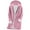 Pink, variant on Mgmyaa Women's Hooded Full Zip Fleece Jacket Thickened Loose Winter Warm Coat Long Sleeve with Pockets Outerwear