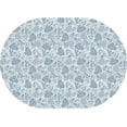 thumbnail image 2 of Oval Tablecloth 60 x 84 Inch, Blue Paisley Floral Tablecloth for Oval Table, Fabric Wrinkle Free Washable Waterproof Vintage Tablecloth Oval Table Cloth for Dining Room Table, 2 of 6
