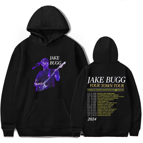 Jake Bugg Hoodies Your Town Photo Tour Merch Women Men Long sleeve Fashion Casual Hooded Sweatshirts
