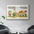thumbnail image 2 of Gnome Sweet Gnome - Framed Gallery Wrapped Holiday Canvas - 25 x 37 - White Frame, 2 of 9