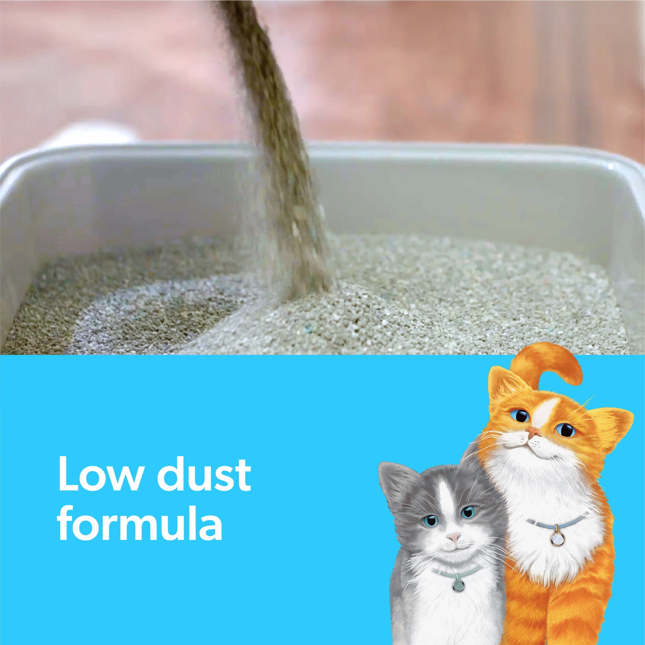 Fresh Step Multi-Cat Extra Strength Clumping Cat Litter with Febreze, 25 lbs
