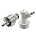 thumbnail image 3 of Brew Beer Ball Lock Keg Disconnect Barbed Swivel Dispenser Carbonation Cap Set, 3 of 4