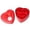 A004- Red, variant on Red Heart Shaped Tin Box Flower Gift 6 Pcs Rose Flower Petal Bath Floral Gift Box for Women Romantic Presents for Her Valentines Day 1 Pack