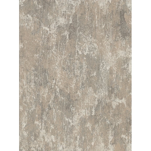 Brewster Bovary Taupe Distressed Texture Wallpaper, 21-in by 33-ft, 57.8 sq. ft