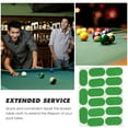 thumbnail image 2 of VERDANVERSE 15Pack Pool Table Felt Patch Green Self-adhesive Design for Daily Use, 2 of 4