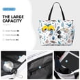 thumbnail image 2 of Wukai Undersea Animals Print Zipper Bag,large Beach Tote Bag,Waterproof Sandproof Bag,Grocery and Picnic Tote Travel Bag, 2 of 5