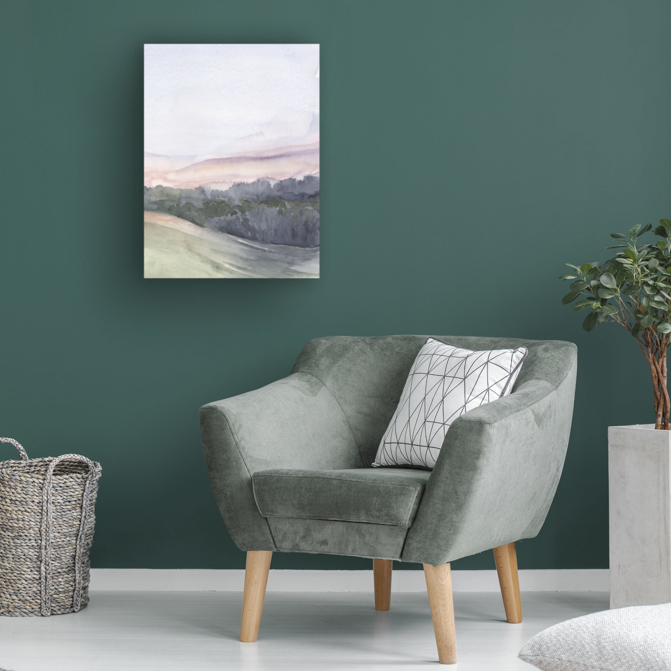 Canvas Wall Art - Jennifer Paxton Parker 'Blue Ridge Sunrise II' Wall Art for Living Room, Bedroom, or Office Décor by Trademark Fine Art - 14 x 19 Inches