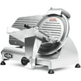 thumbnail image 3 of Kitchenware Station Premium Commercial 320w Electric Meat Slicer 10" Stainless Steel Blade, Frozen Meat/ Cheese/ Food Slicer Low Noises Commercial and Home Use, 3 of 5