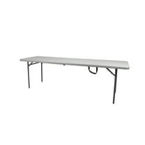 National Public Seating 30 x 96" Comfort Max Fold in Half Plastic Table