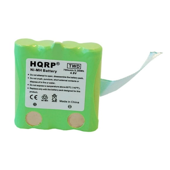 HQRP Rechargeable Battery works with UNIDEN GMR635-2CK / GMRS680 / GMR1058-2CK / GMR1058-4CK / GMR1438-2 / GMR1438-2CK / GMR1448-2CK Two-Way Radio + HQRP Coaster