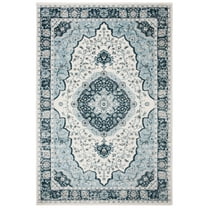 SAFAVIEH Isabella Cennetig Oriental Area Rug, Cream/Light Blue, 8' x 10'